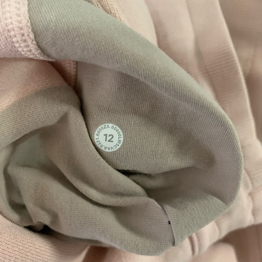 Lululemon Scuba High Rise Jogger Pants 12 Pink Mist Gym Active Lounge - Picture 3 of 9